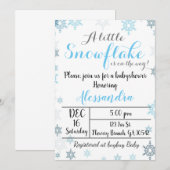 baby shower Uitnodiging (Voorkant / Achterkant)