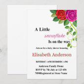 Baby shower Uitnodiging (Voorkant / Achterkant)