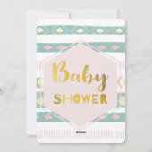 Baby Shower Uitnodiging (Achterkant)