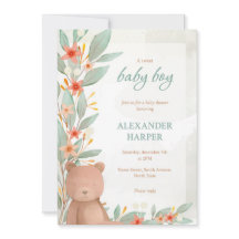 Baby shower Uitnodiging