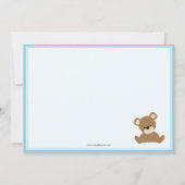 baby shower Uitnodiging (Achterkant)