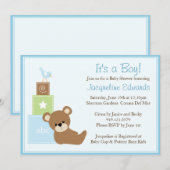 baby shower Uitnodiging (Voorkant / Achterkant)