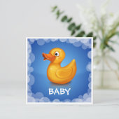 baby shower Uitnodiging (Staand voorkant)