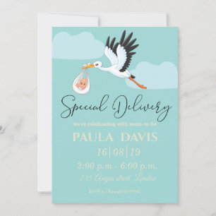 Baby shower Uitnodiging