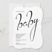 Baby shower Uitnodiging (Voorkant)