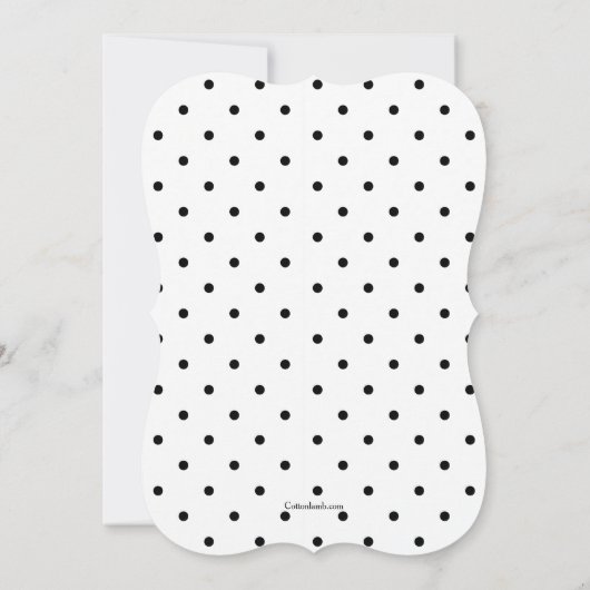 Baby shower Uitnodiging (Achterkant)