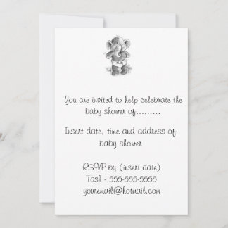 baby shower Uitnodiging