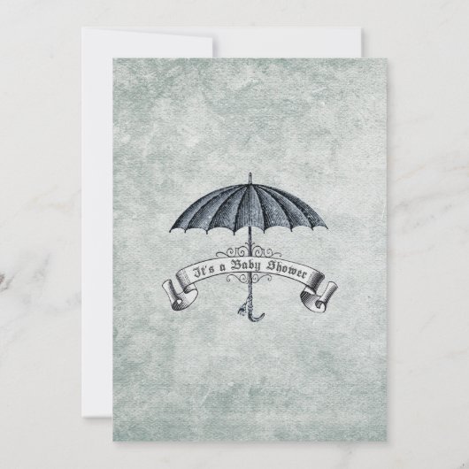  Baby shower Uitnodiging (Achterkant)