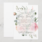 Baby shower Uitnodiging (Voorkant / Achterkant)