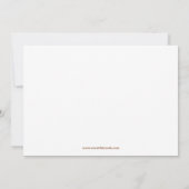 Baby shower Uitnodiging (Achterkant)