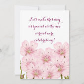 Baby shower Uitnodiging (Achterkant)