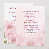 Baby shower Uitnodiging (Voorkant / Achterkant)