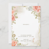 Baby shower Uitnodiging (Achterkant)