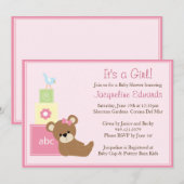 baby shower Uitnodiging (Voorkant / Achterkant)