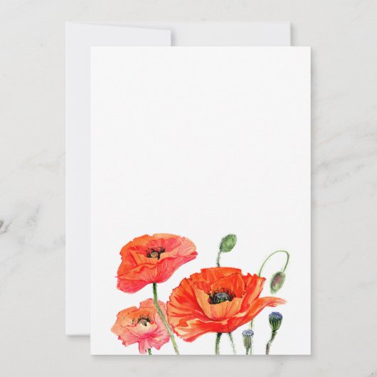 Baby shower Uitnodiging (Achterkant)