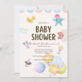 Baby shower Uitnodiging (Voorkant)