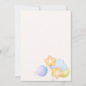 Baby shower Uitnodiging (Achterkant)