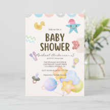 Baby shower Uitnodiging