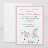 baby shower Uitnodiging (Voorkant / Achterkant)