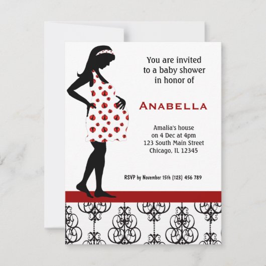 Baby shower Uitnodiging (Voorkant)