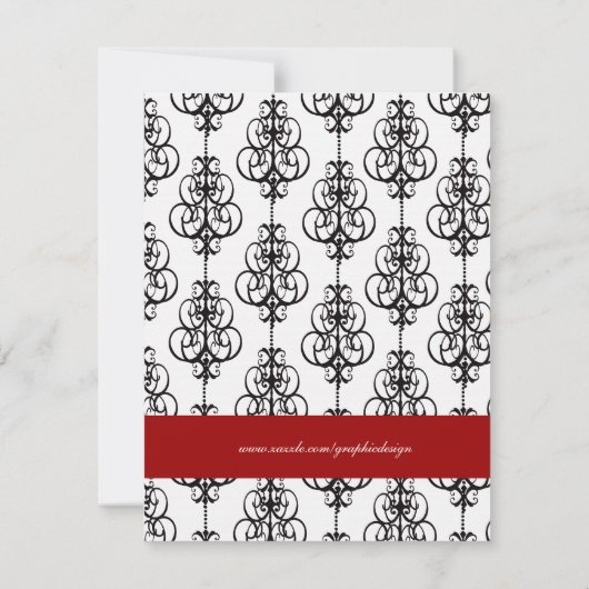 Baby shower Uitnodiging (Achterkant)