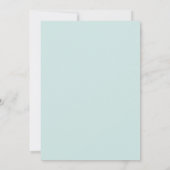 Baby shower Uitnodiging (Achterkant)