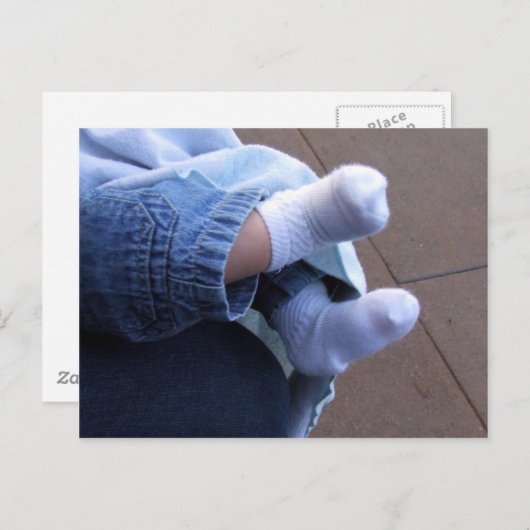 Baby shower Uitnodiging (Voorkant / Achterkant)