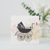 baby shower Uitnodiging (Staand voorkant)