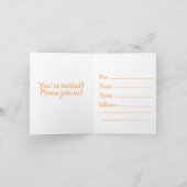 Baby shower-uitnodiging (Binnen)