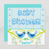 Baby shower-uitnodiging-aankondiging kaart (Voorkant / Achterkant)