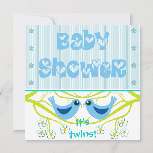 Baby shower-uitnodiging-aankondiging kaart (Voorkant)