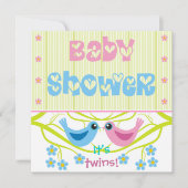 Baby shower-uitnodiging-aankondiging kaart (Voorkant)