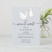 Baby Shower, Uitnodiging Annuleringkaart (Staand voorkant)