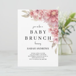 Baby shower Uitnodiging, Baby Brunch Uitnodiging