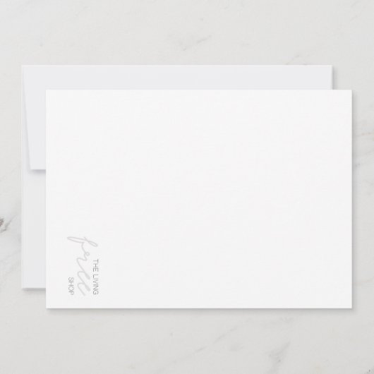 Baby shower Uitnodiging - Baby Het is koud buiten (Achterkant)