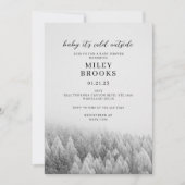 Baby shower uitnodiging, Baby het is koud buiten, Kaart (Voorkant)