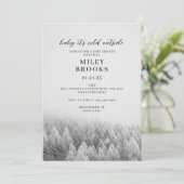 Baby shower uitnodiging, Baby het is koud buiten, Kaart (Staand voorkant)