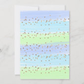 Baby shower Uitnodiging Baby shower (Achterkant)