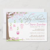 Baby shower Uitnodiging - Babykleding (Voorkant)