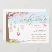 Baby shower Uitnodiging - Babykleding (Voorkant / Achterkant)