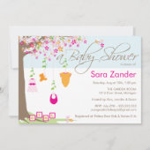 baby shower Uitnodiging - Babykleding (Voorkant)