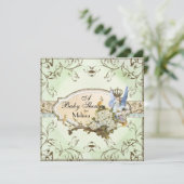 Baby shower Uitnodiging - betoverde Faerie Princes (Staand voorkant)