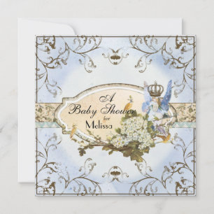 Baby shower Uitnodiging - betoverde Faerie Princes