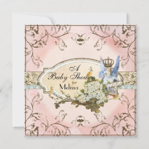 Baby shower Uitnodiging - betoverde Faerie Princes