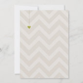 Baby shower Uitnodiging, Bird Cages Tree Bold Colo Kaart (Achterkant)