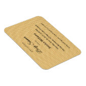 Baby Shower Uitnodiging Boho Chic Aangepaste Uitno Magneet (Rechterzijde)