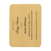 Baby Shower Uitnodiging Boho Chic Aangepaste Uitno Magneet (Verticaal)