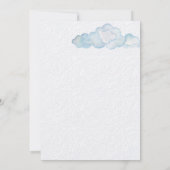 Baby shower Uitnodiging - Boy (Achterkant)