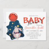 Baby shower-uitnodiging, Boy Rabbit-uitnodiging Aankondiging (Voorkant)