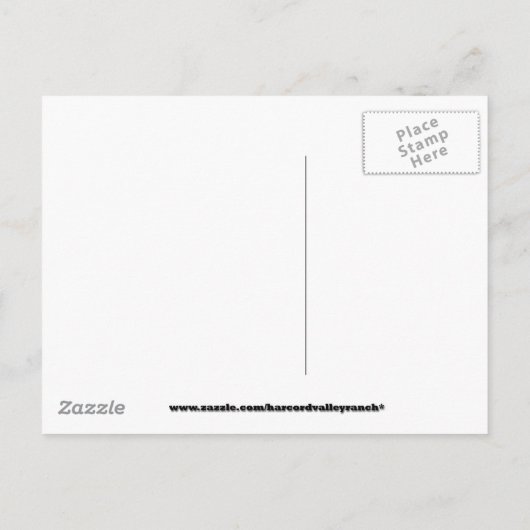 Baby shower uitnodiging briefkaart (Achterkant)